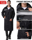 WELLTH HOUSE Waterproof Long Rain Jacket Unisex - Wellth House