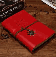 WELLTH HOUSE Vintage Pirate Ship Leather Journal - Wellth House