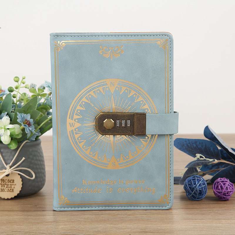 WELLTH HOUSE Business Diary Code Lock Buckle Book - Wellth House