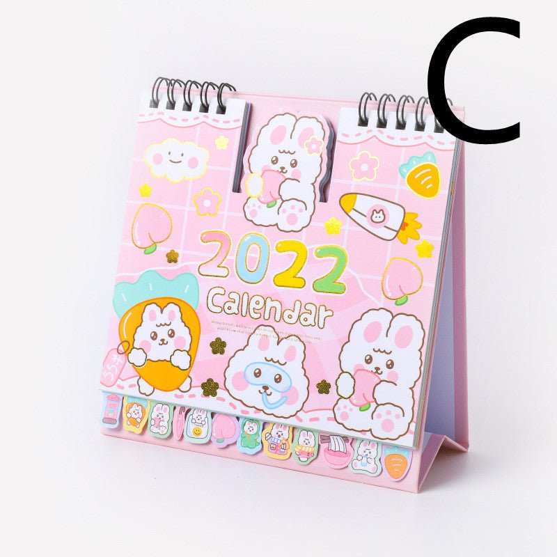 WELLTH HOUSE Cartoon Bump Desktop Notepad Calendar - Wellth House
