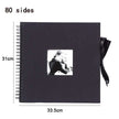 WELLTH HOUSE DIY Black Kraft Paper Scrapbook Album - Wellth House