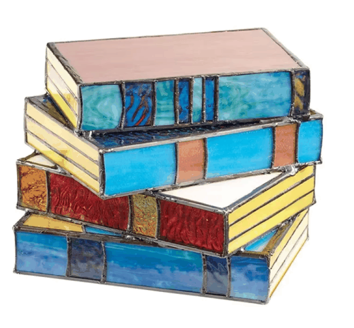 WELLTH HOUSE Stacked Books Decorative Desk Lamp - Wellth House