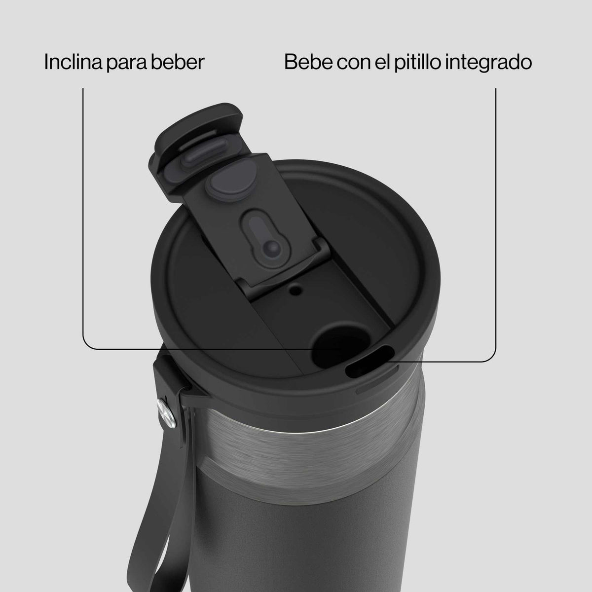 WELLTH HOUSE DualSip Stainless Steel Water Bottle - Wellth House