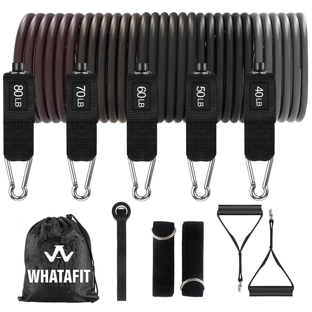 WELLTH HOUSE Resistance Bands with Handles Set - Wellth House