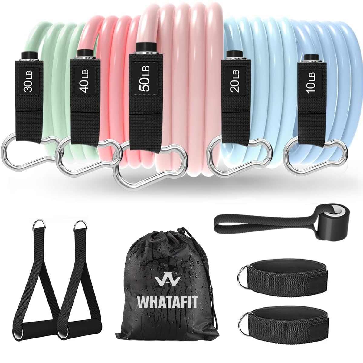 WELLTH HOUSE Resistance Bands with Handles Set - Wellth House