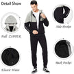 WELLTH HOUSE Men's Hooded Athletic Tracksuit Set - Wellth House