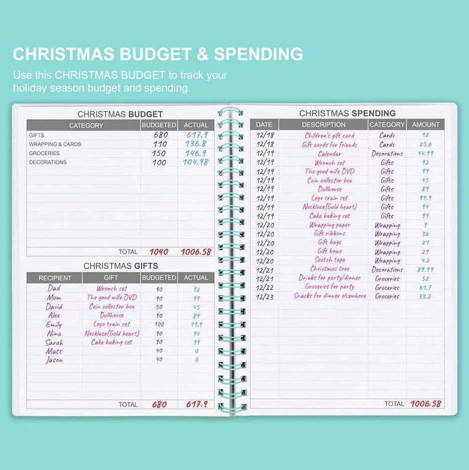 WELLTH HOUSE Undated Budget Planner Notebook - Wellth House