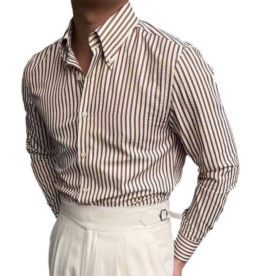 WELLTH HOUSE Spring Seersucker Series Shirt Men - Wellth House