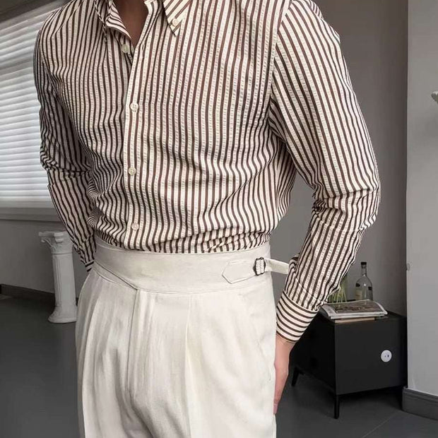 WELLTH HOUSE Spring Seersucker Series Shirt Men - Wellth House