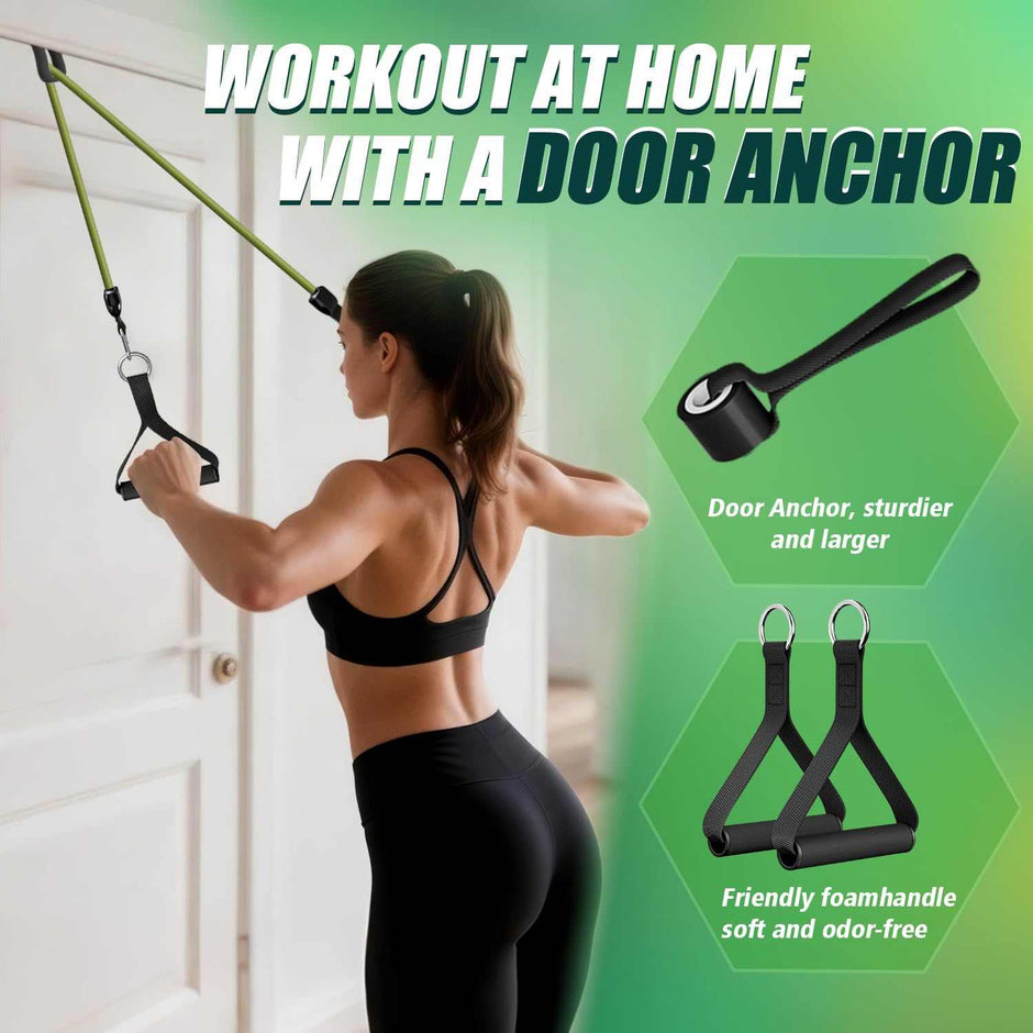 WELLTH HOUSE Resistance Bands with Handles Set - Wellth House