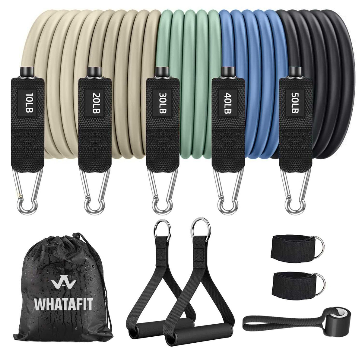WELLTH HOUSE Resistance Bands with Handles Set - Wellth House