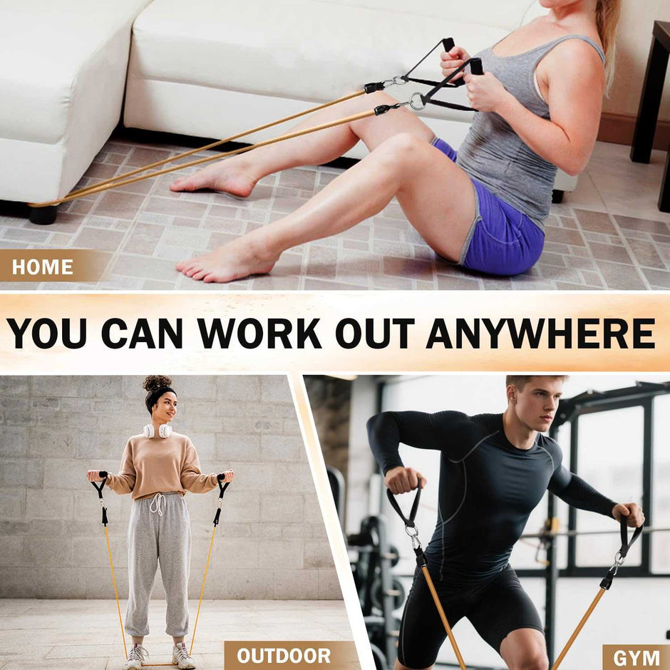 WELLTH HOUSE Resistance Bands with Handles Set - Wellth House