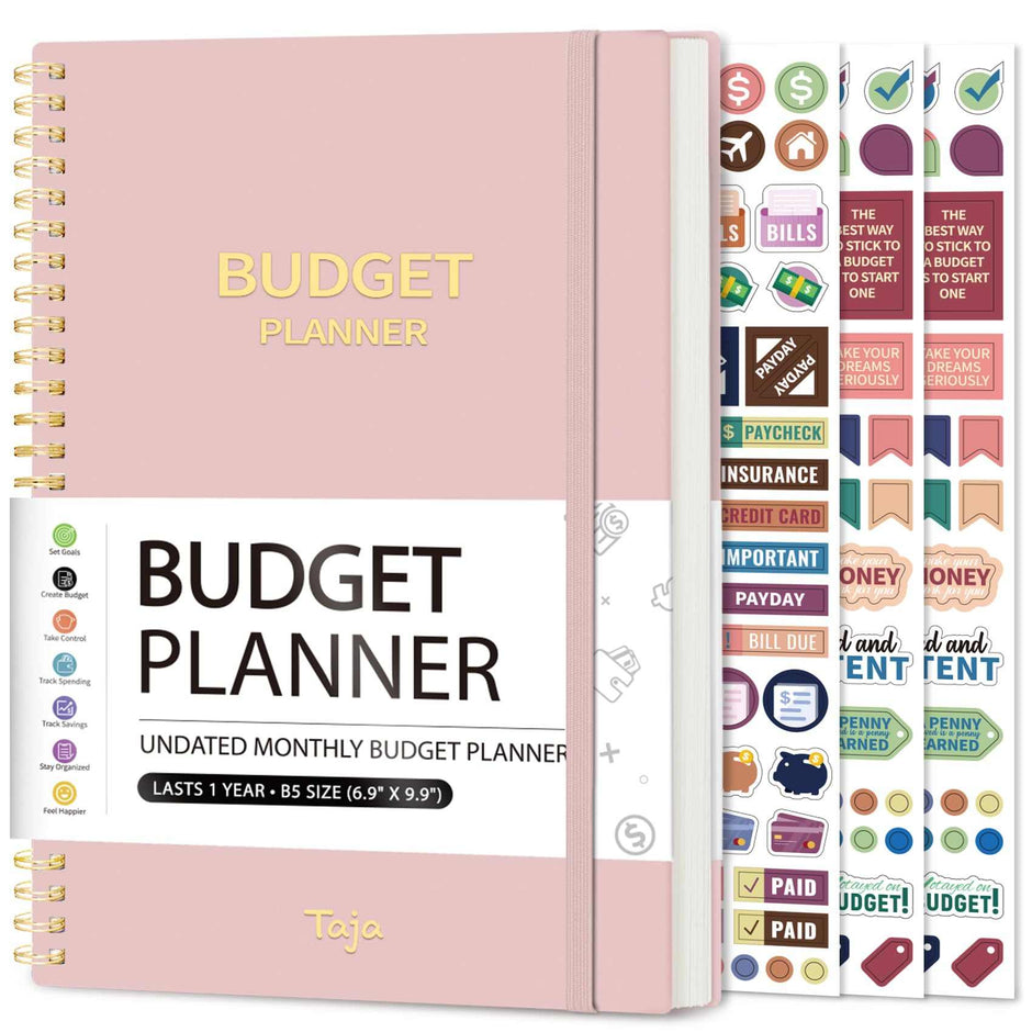 WELLTH HOUSE Budget Planner Expense Tracker Book - Wellth House