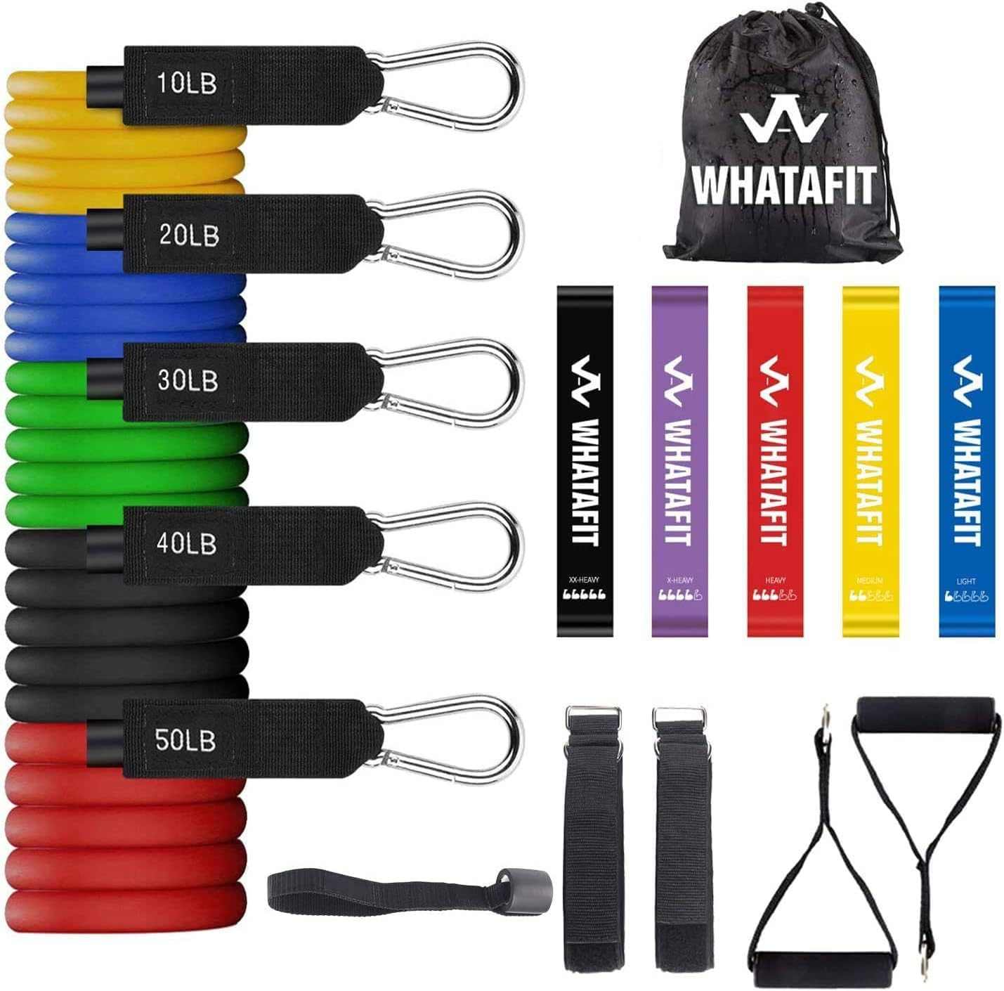 WELLTH HOUSE Resistance Bands with Handles Set - Wellth House