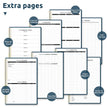 WELLTH HOUSE Budget Planner Expense Tracker Book - Wellth House