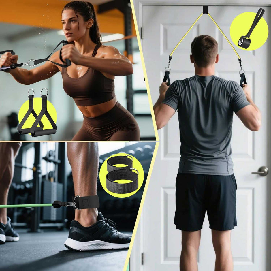 WELLTH HOUSE Resistance Bands with Handles Set - Wellth House