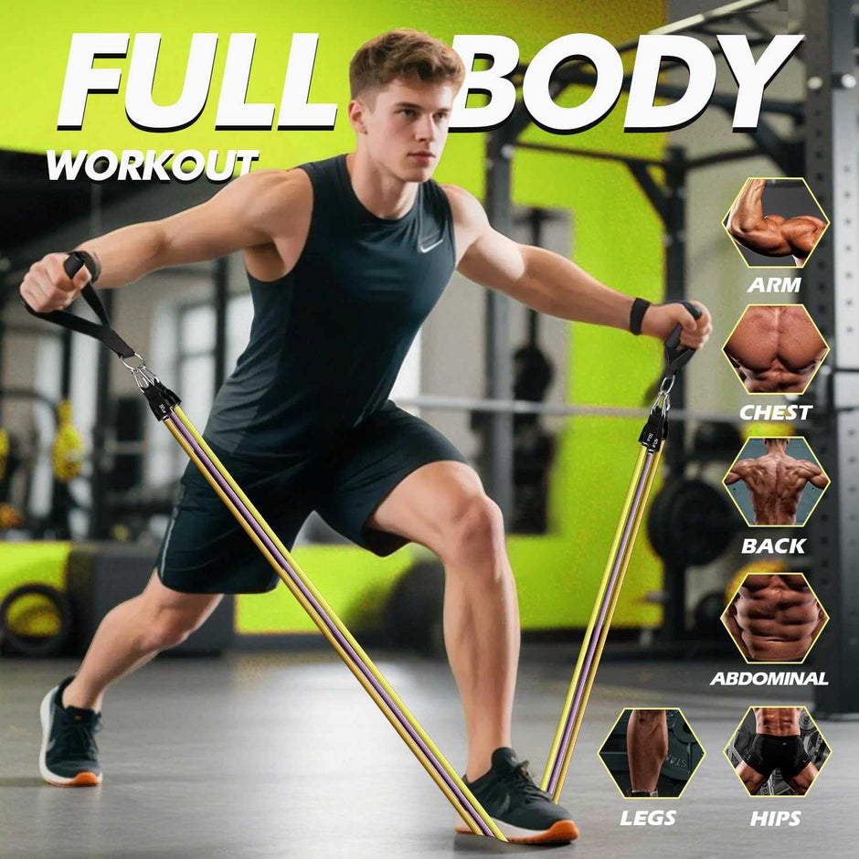 WELLTH HOUSE Resistance Bands with Handles Set - Wellth House