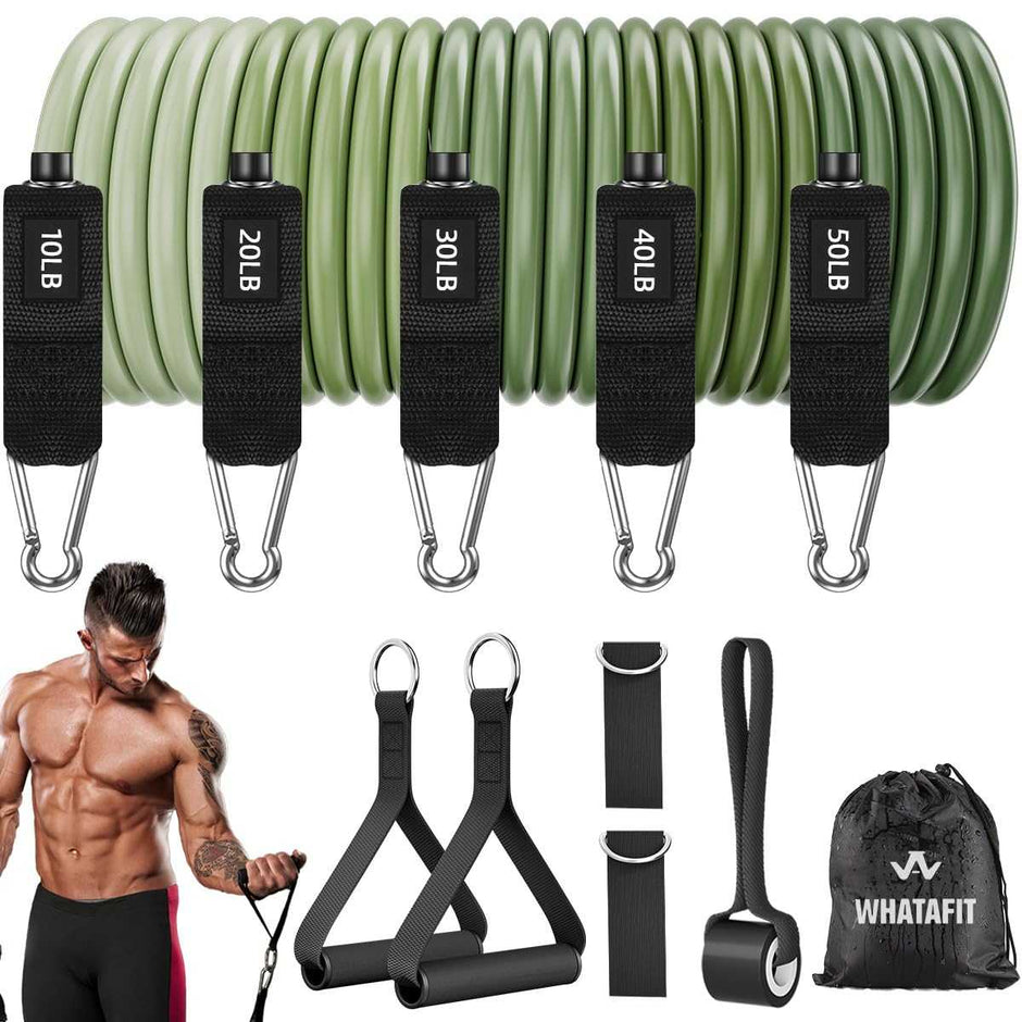 WELLTH HOUSE Resistance Bands with Handles Set - Wellth House