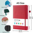 WELLTH HOUSE A5 Leather Hardcover Journal Notebook - Wellth House
