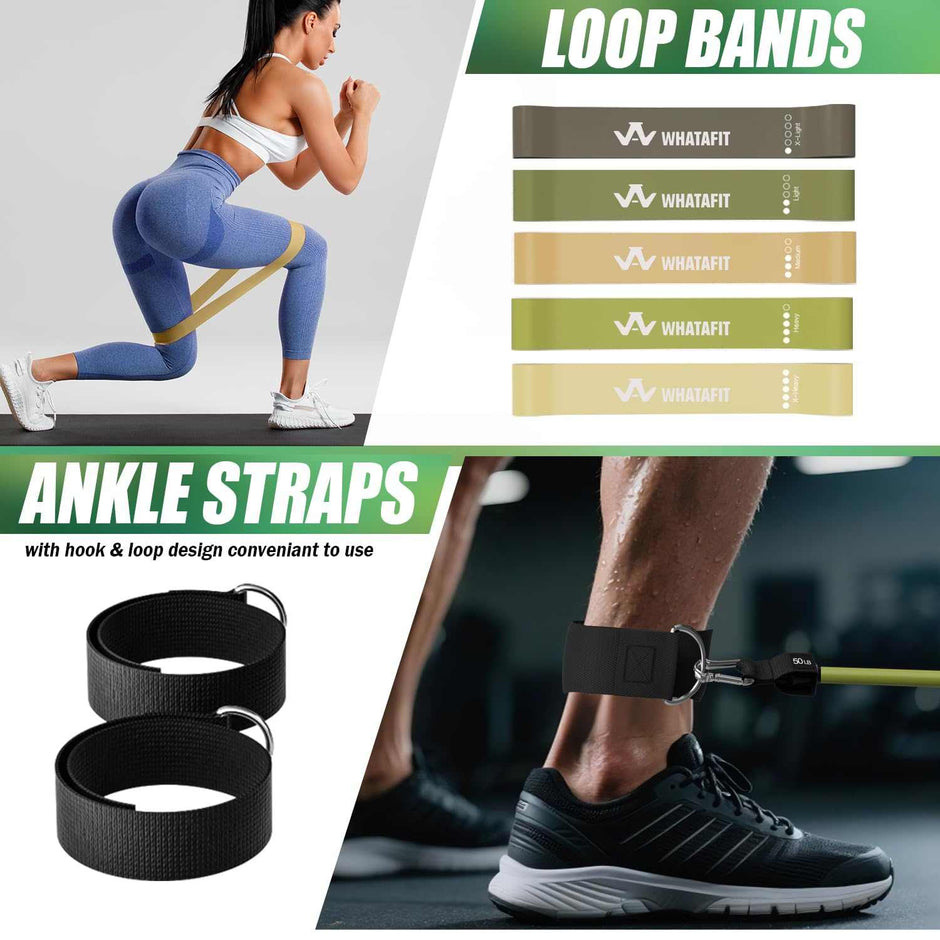 WELLTH HOUSE Resistance Bands with Handles Set - Wellth House