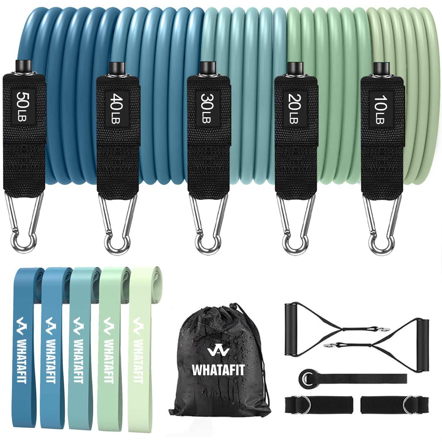 WELLTH HOUSE Resistance Bands with Handles Set - Wellth House