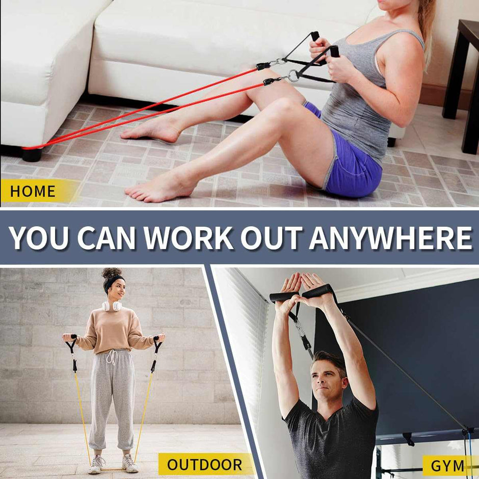 WELLTH HOUSE Resistance Bands with Handles Set - Wellth House