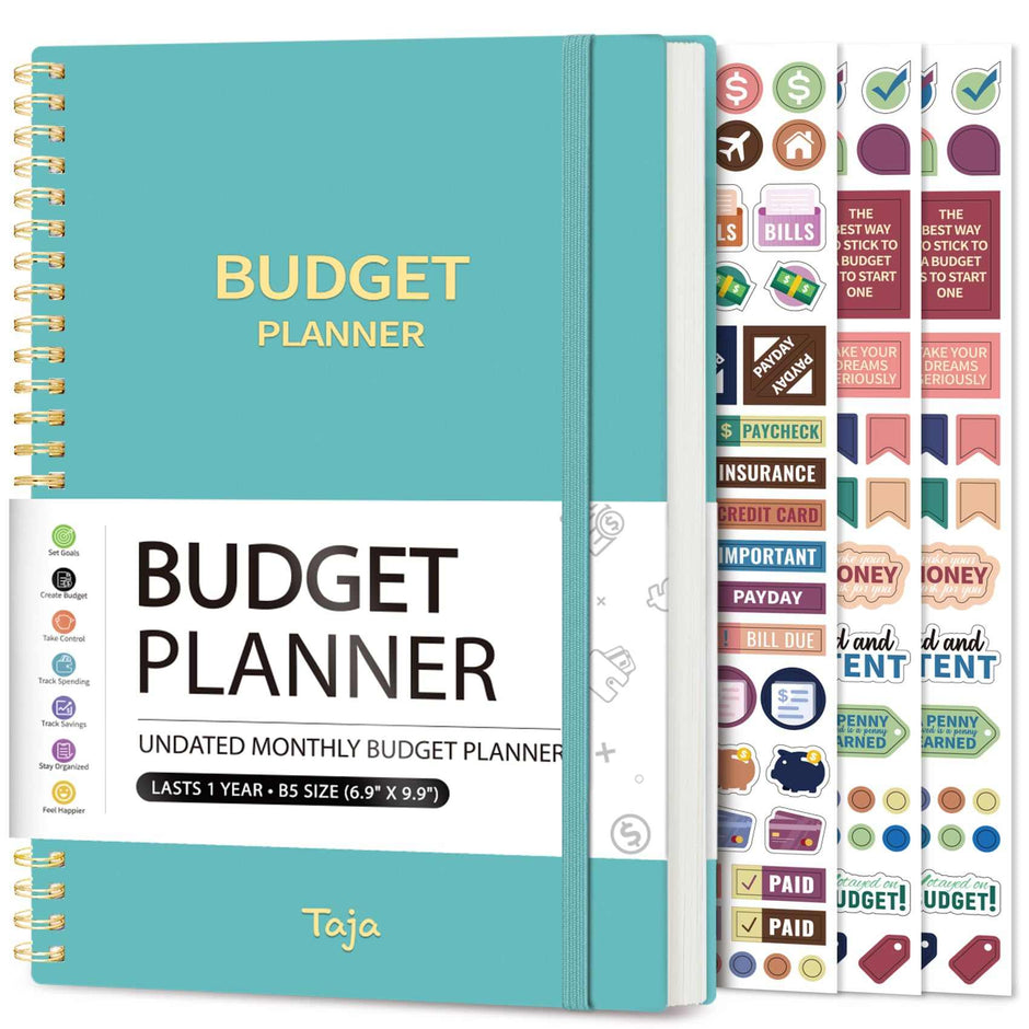 WELLTH HOUSE Budget Planner Expense Tracker Book - Wellth House