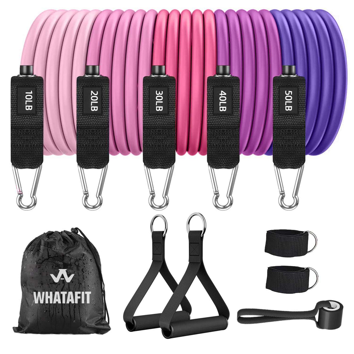 WELLTH HOUSE Resistance Bands with Handles Set - Wellth House