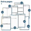 WELLTH HOUSE Budget Planner Expense Tracker Book - Wellth House