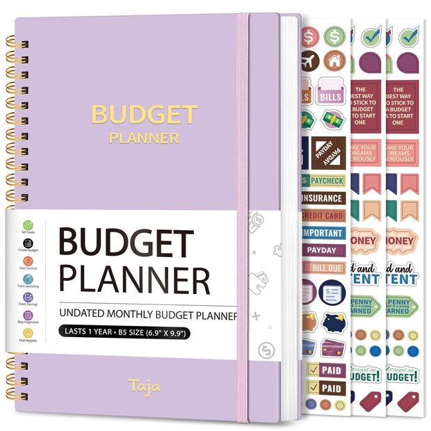 WELLTH HOUSE Budget Planner Expense Tracker Book - Wellth House