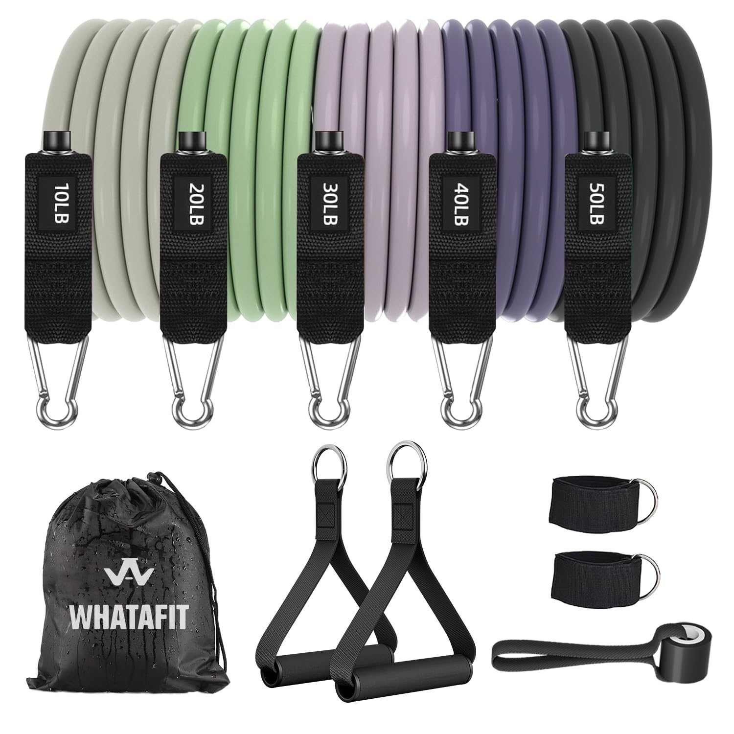 WELLTH HOUSE Resistance Bands with Handles Set - Wellth House