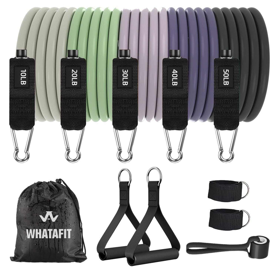 WELLTH HOUSE Resistance Bands with Handles Set - Wellth House