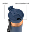 WELLTH HOUSE DualSip Stainless Steel Water Bottle - Wellth House
