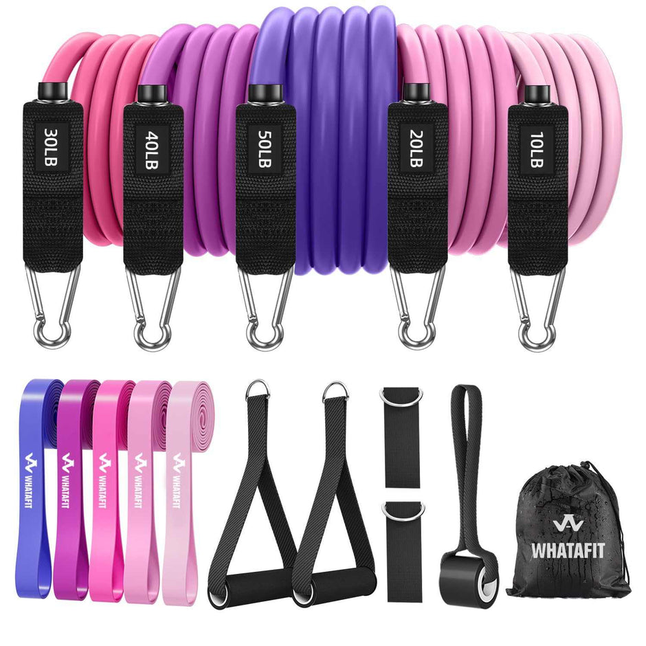WELLTH HOUSE Resistance Bands with Handles Set - Wellth House