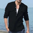 WELLTH HOUSE Long Sleeve Cotton Shirt Men - Wellth House