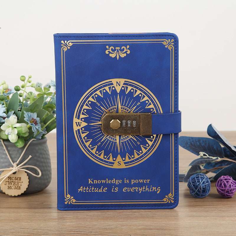 WELLTH HOUSE Business Diary Code Lock Buckle Book - Wellth House