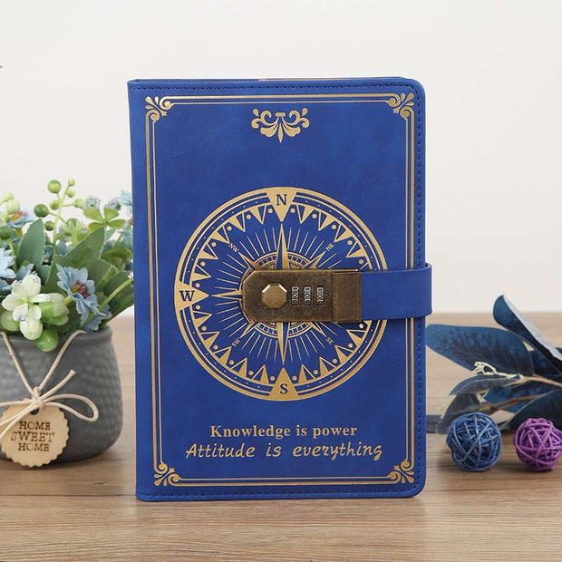 WELLTH HOUSE Business Diary Code Lock Buckle Book - Wellth House