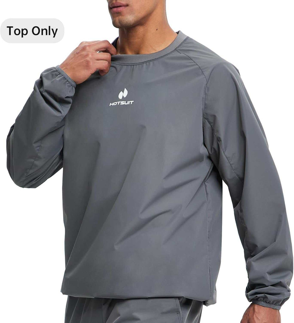 WELLTH HOUSE Men's Sauna Suit Gym Workout Jacket - Wellth House