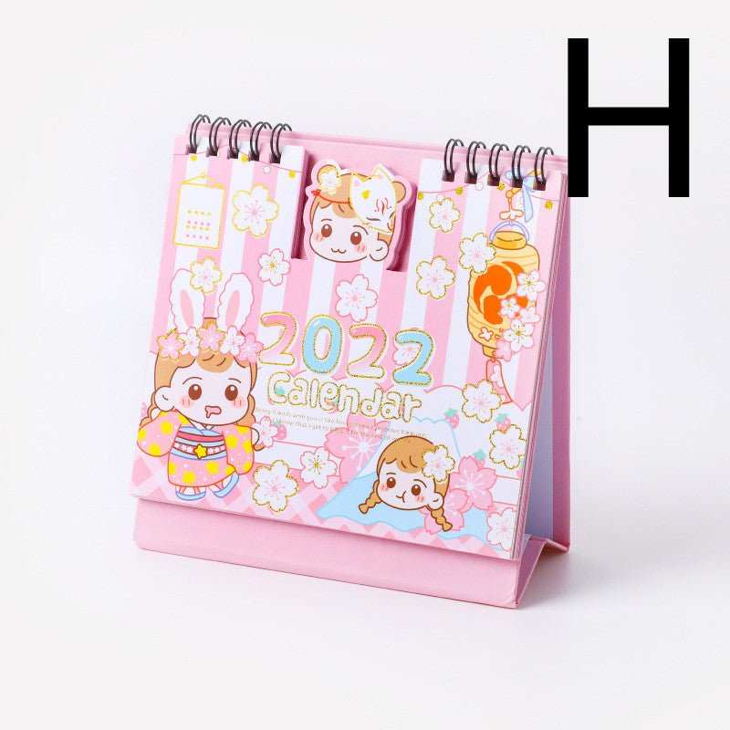 WELLTH HOUSE Cartoon Bump Desktop Notepad Calendar - Wellth House
