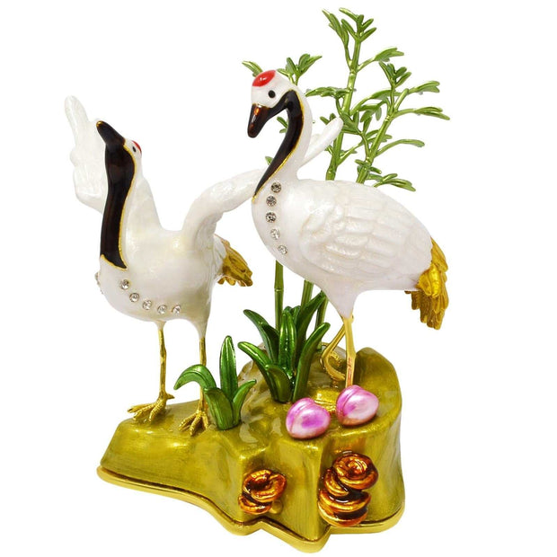 WELLTH HOUSE Feng Shui Crane Decor Statue Set - Wellth House