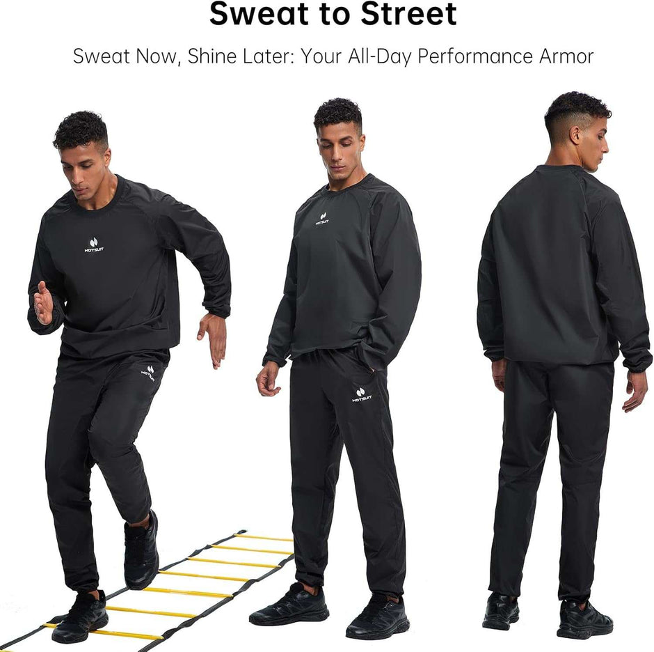 WELLTH HOUSE Men's Sauna Suit Workout Jacket - Wellth House