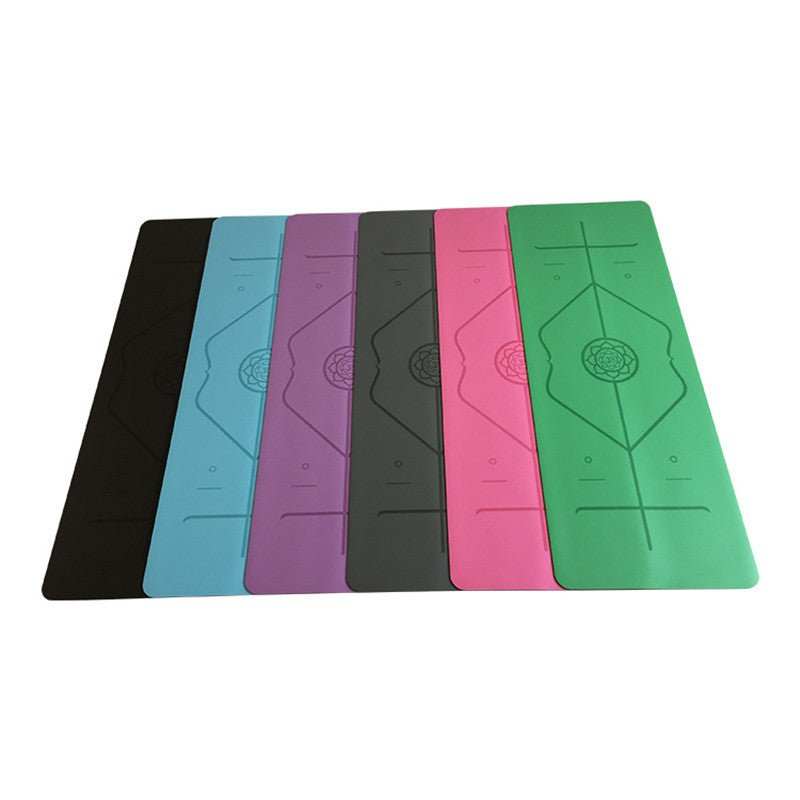 WELLTH HOUSE Natural Rubber Yoga Mat Fitness Mat - Wellth House