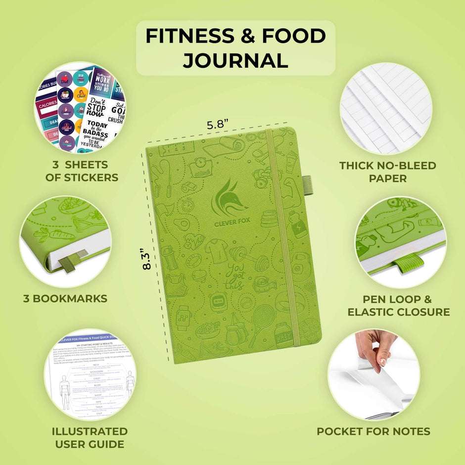 WELLTH HOUSE Fitness & Food Journal Planner - Wellth House