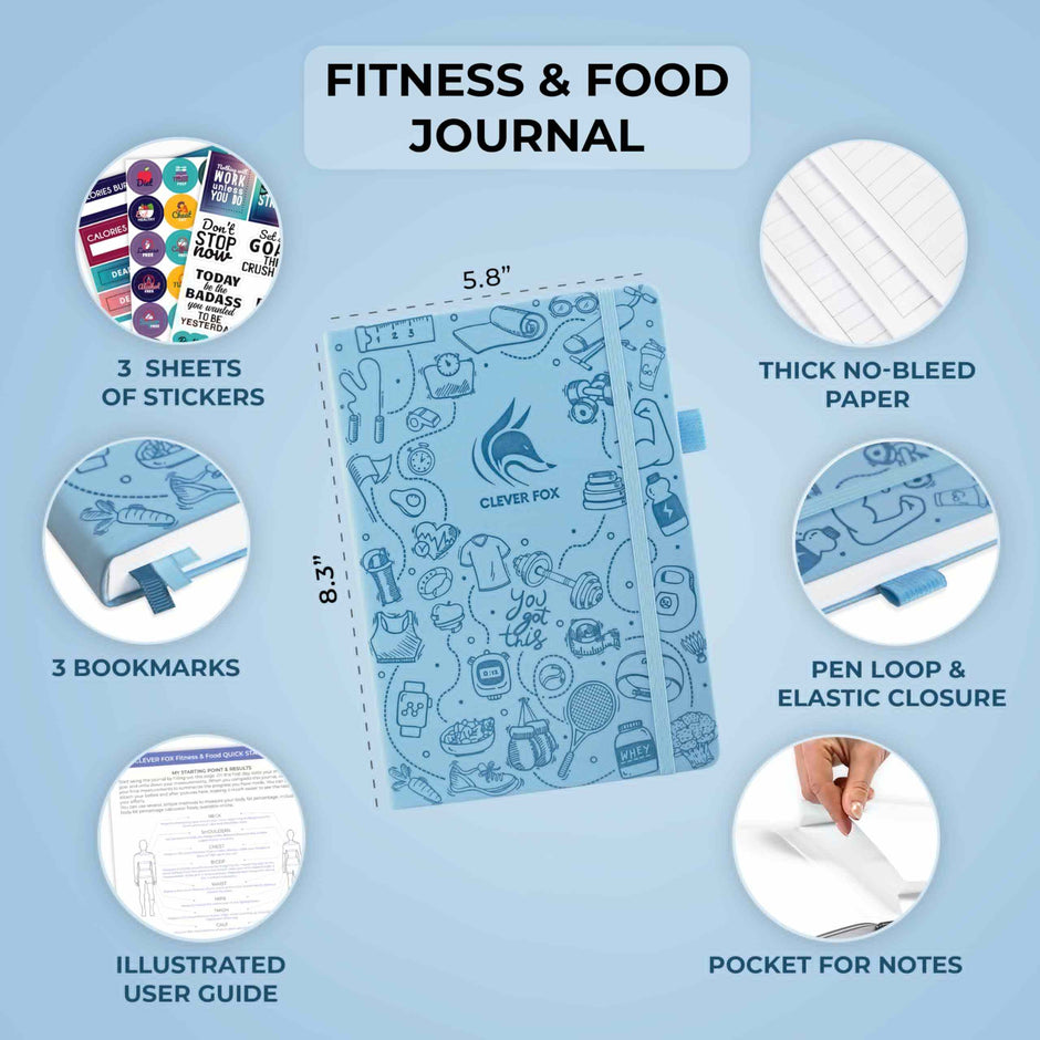 WELLTH HOUSE Fitness & Food Journal Planner - Wellth House
