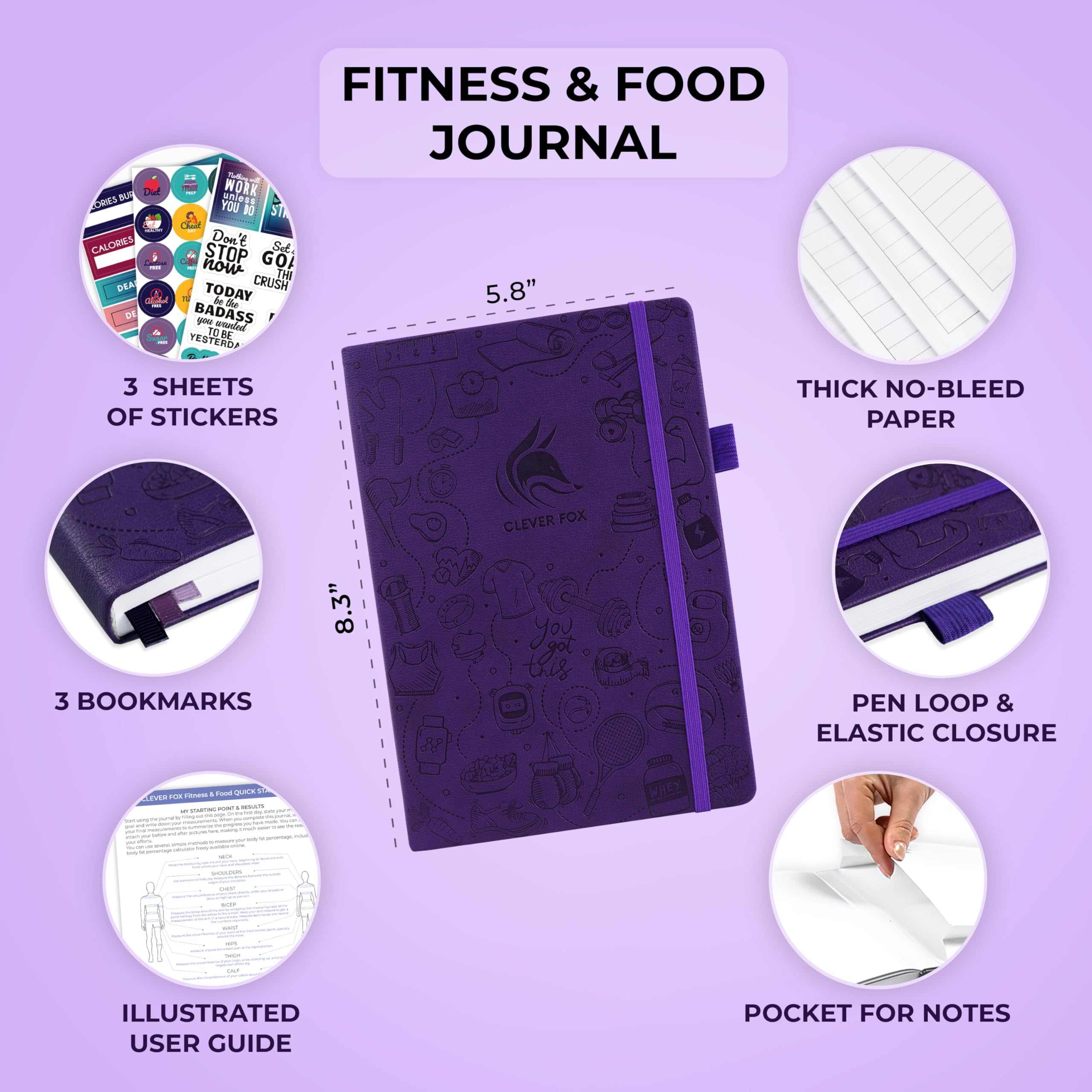 WELLTH HOUSE Fitness & Food Journal Planner - Wellth House