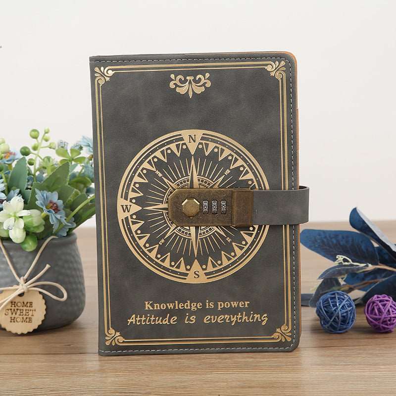 WELLTH HOUSE Business Diary Code Lock Buckle Book - Wellth House