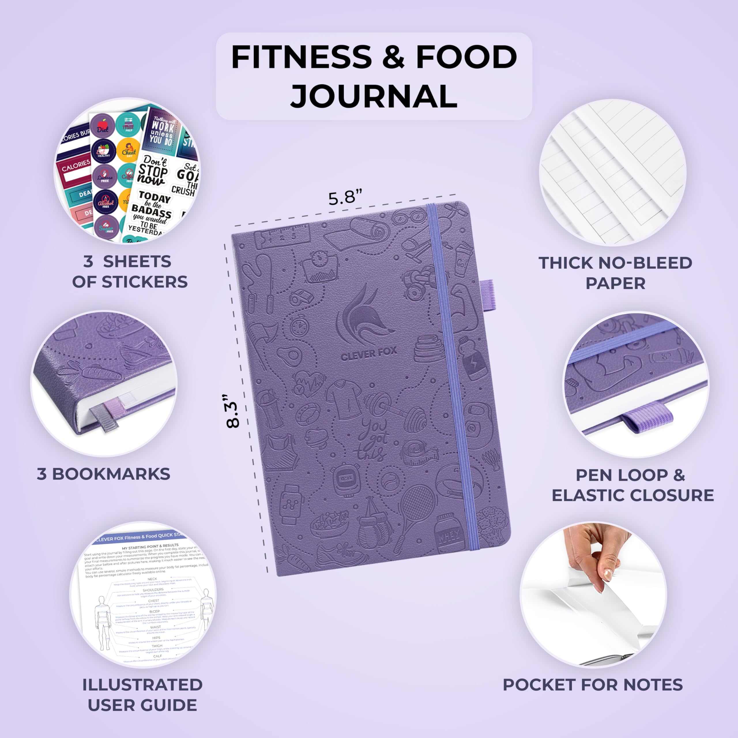 WELLTH HOUSE Fitness & Food Journal Planner - Wellth House
