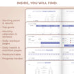 WELLTH HOUSE Fitness & Food Journal Planner - Wellth House