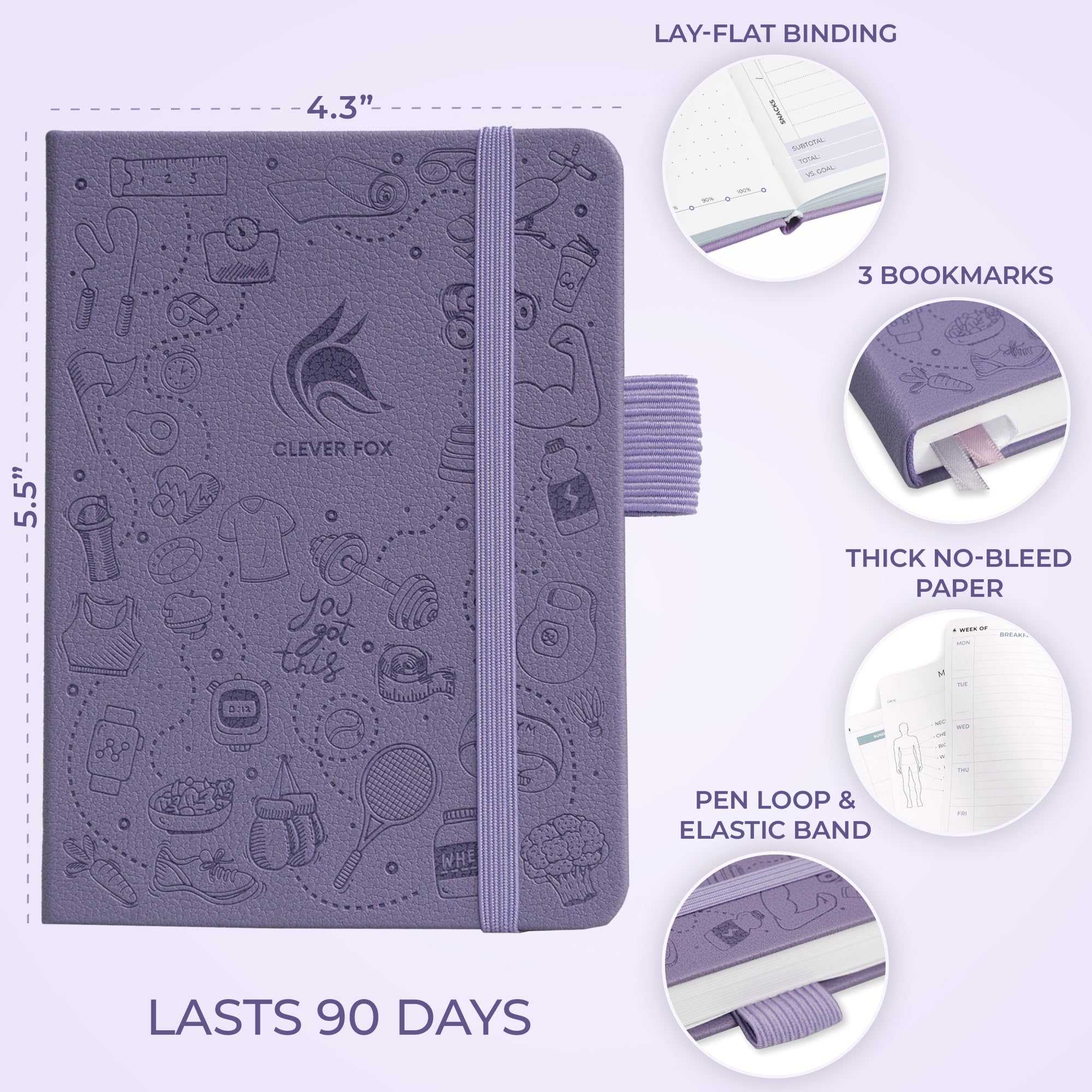 WELLTH HOUSE Fitness & Food Journal Planner - Wellth House