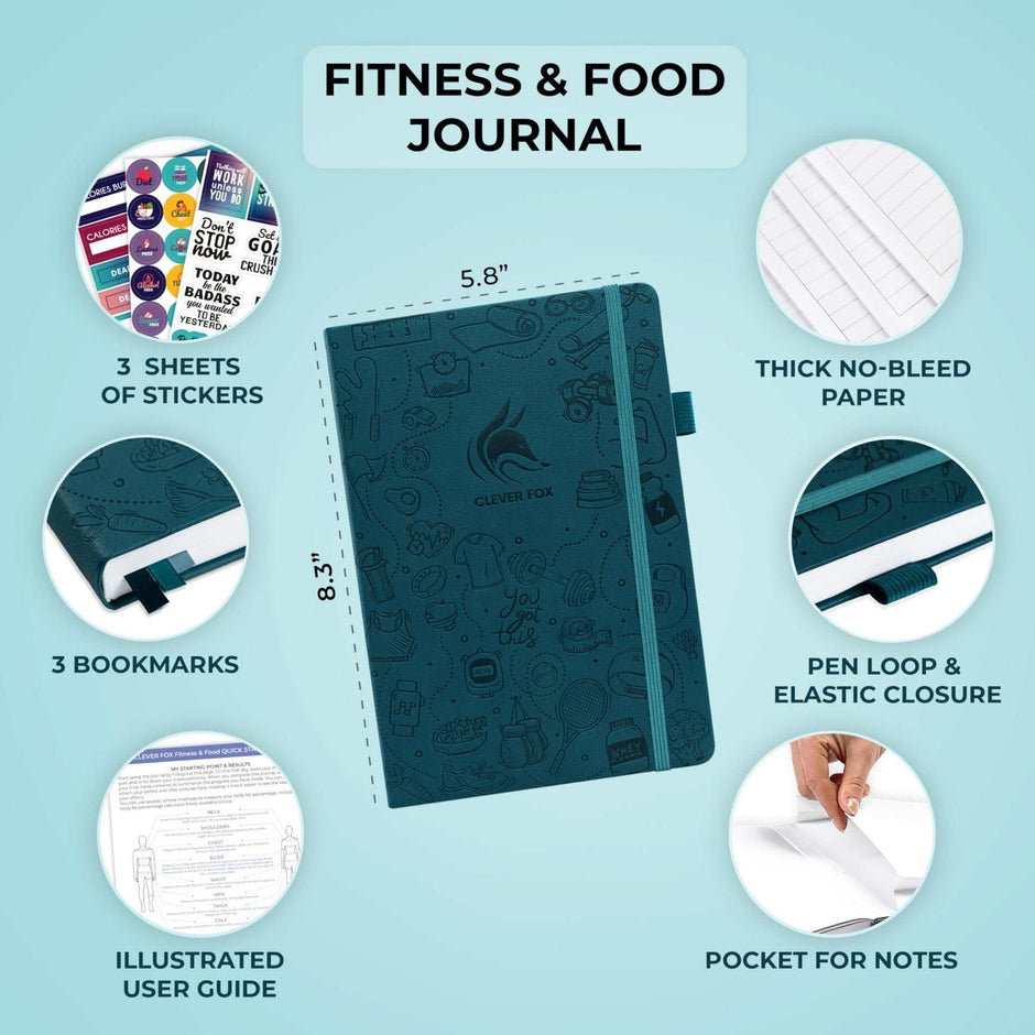 WELLTH HOUSE Fitness & Food Journal Planner - Wellth House